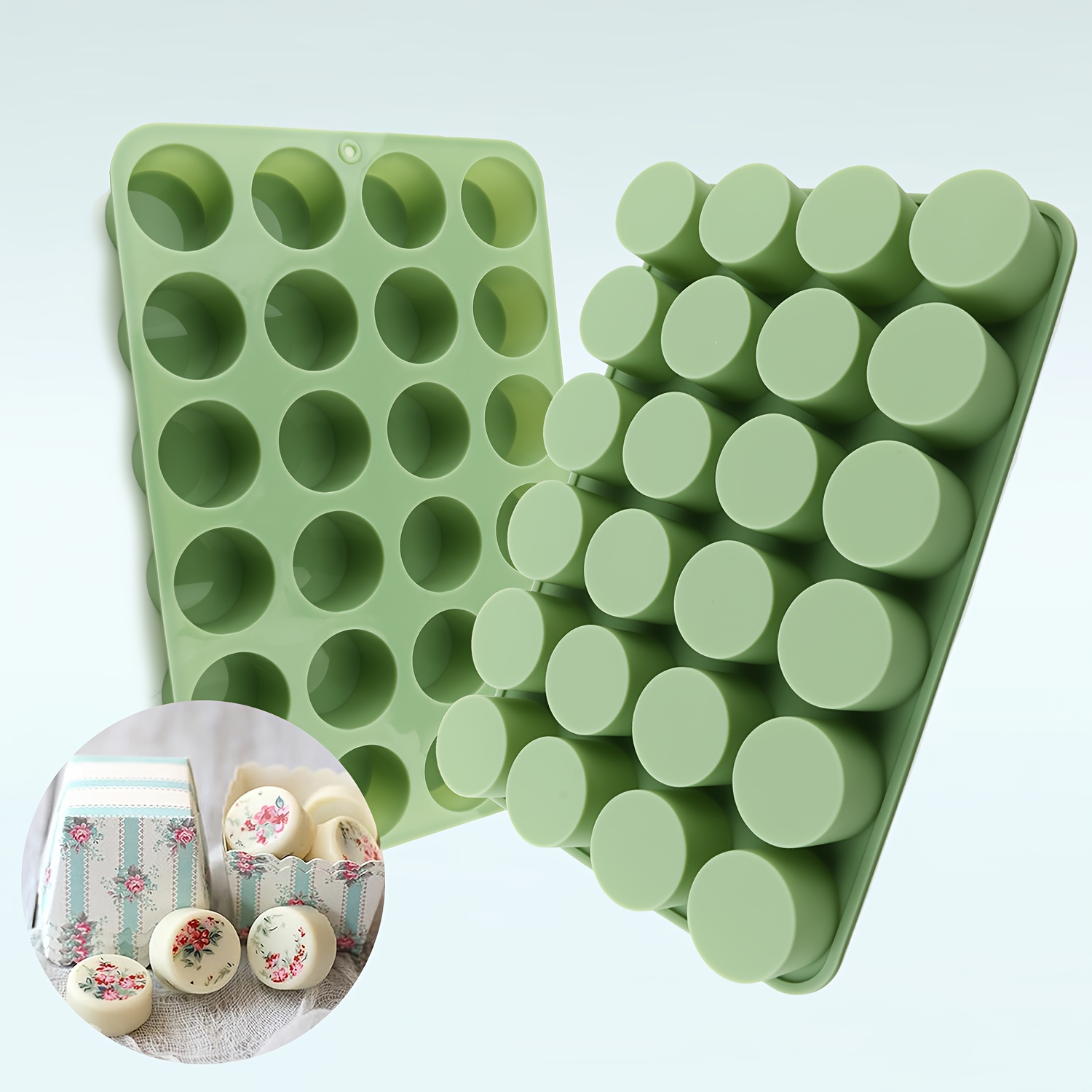 Eco Soap - Molde Redondo de Silicona para Cubitos