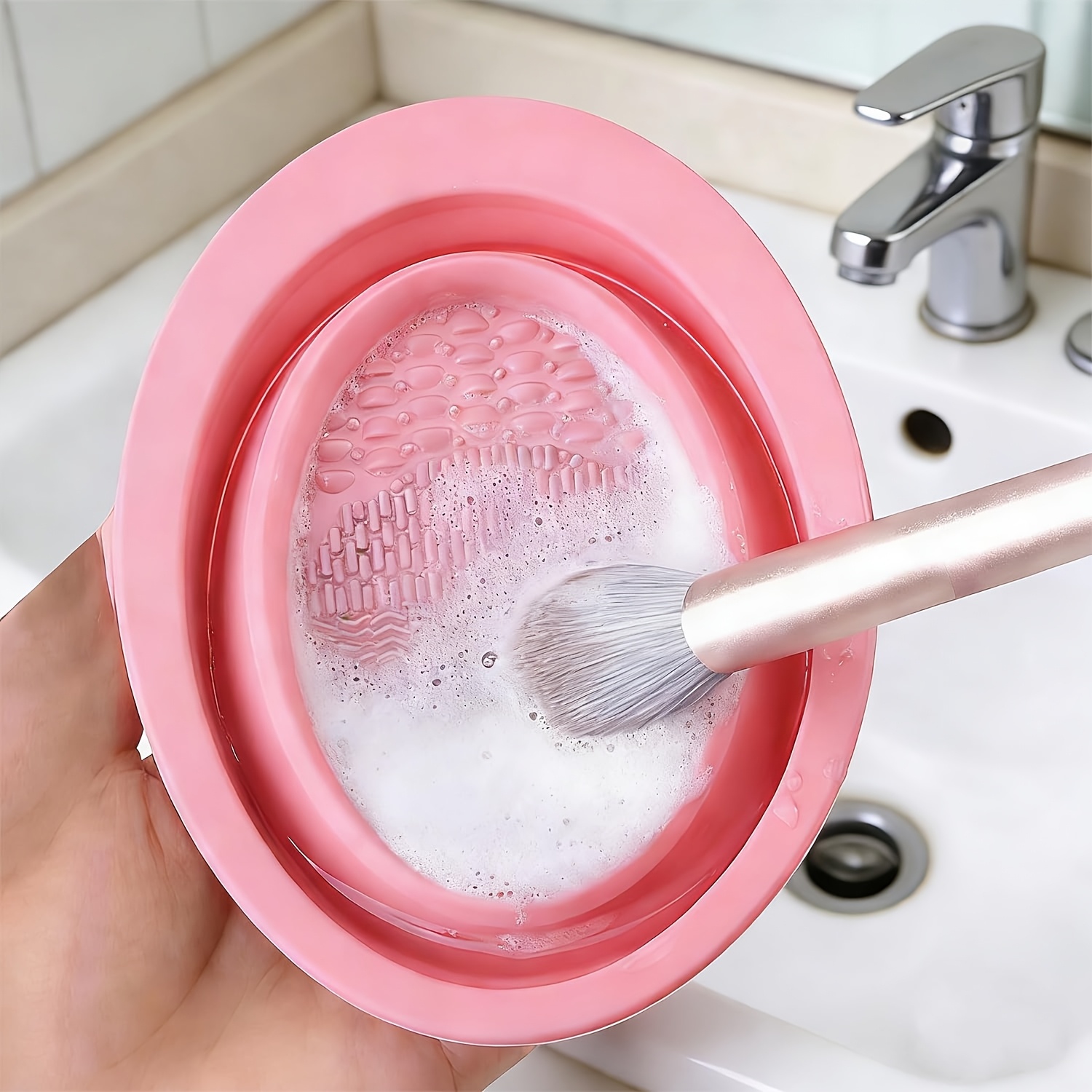 Eco Sponge - Tazón Plegable de Silicona para Limpiar