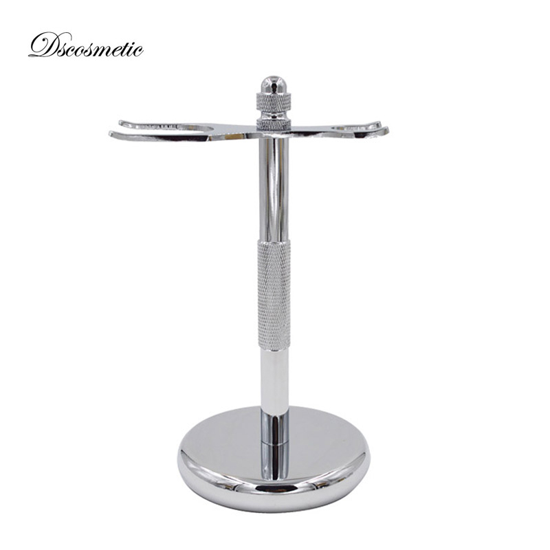 Safety Razor Handle - Soporte de Lujo Cromado para Maquinilla