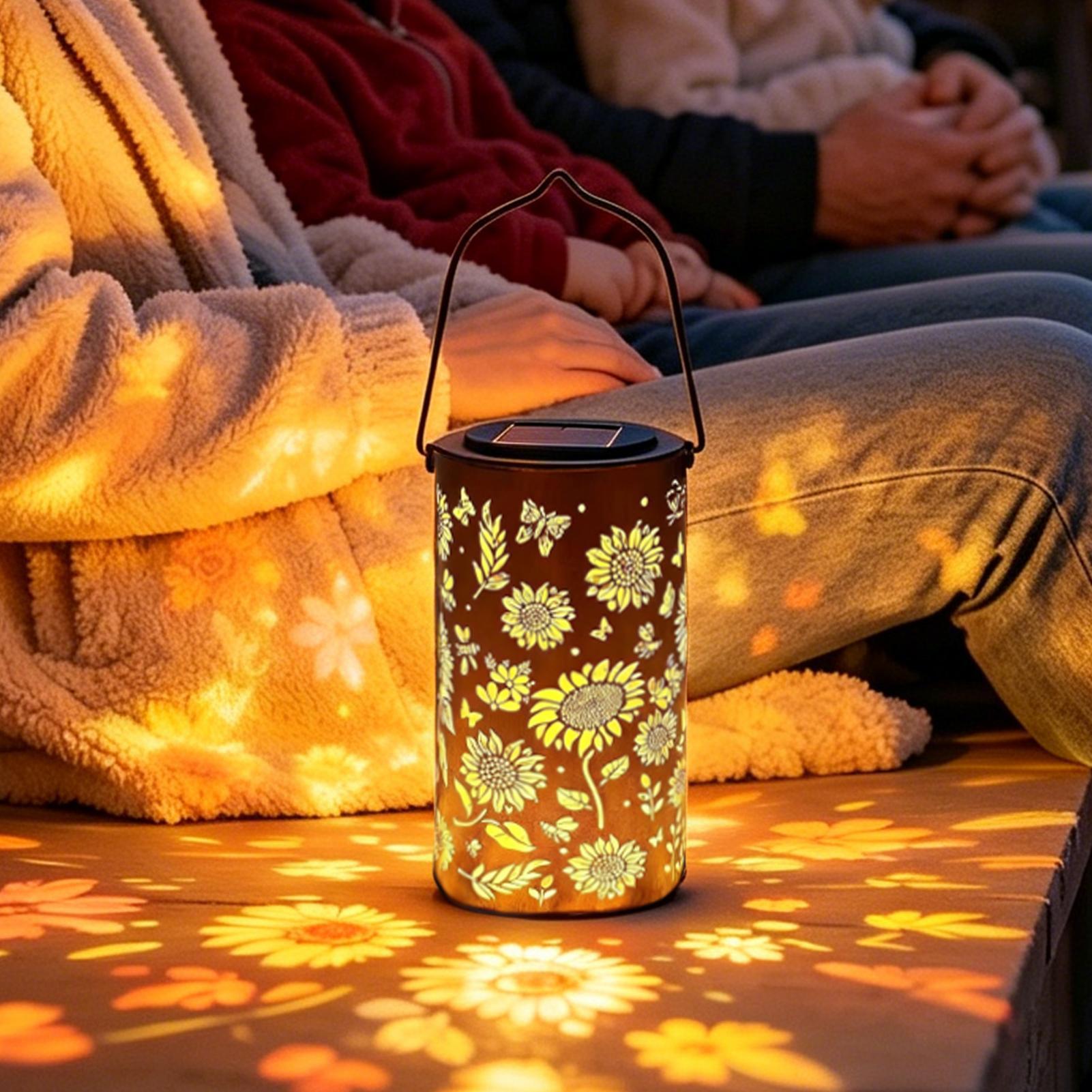 Lámpara Solar de Girasol, Resi - Solar Garden Light reseña y precio