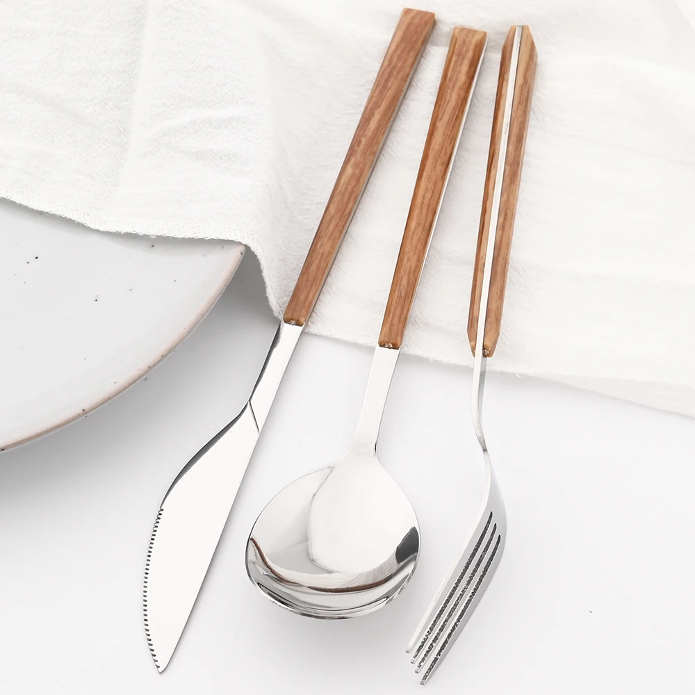 Juego de cubiertos con mango d - Bamboo Cutlery reseña y precio