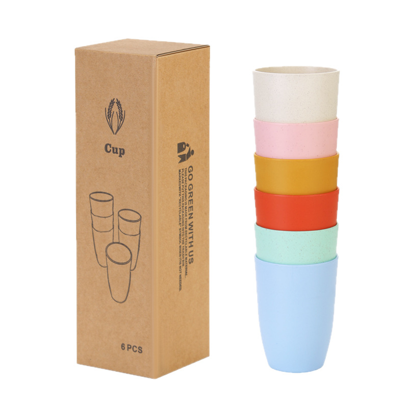 Vasos de Paja de Trigo, 6 Piez - Reusable Straw reseña y precio