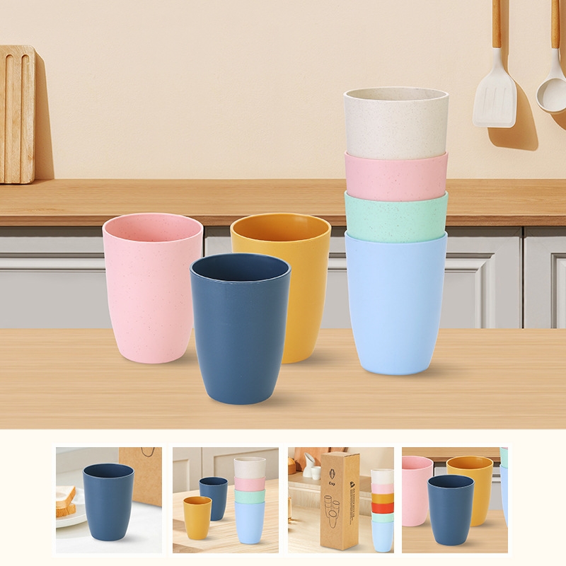Vasos de Paja de Trigo, 6 Piez - Reusable Straw reseña y precio