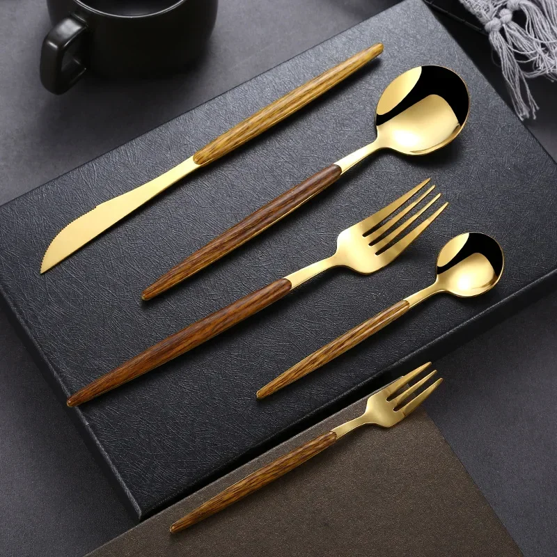 Juego de cubiertos de acero in - Bamboo Cutlery reseña y precio