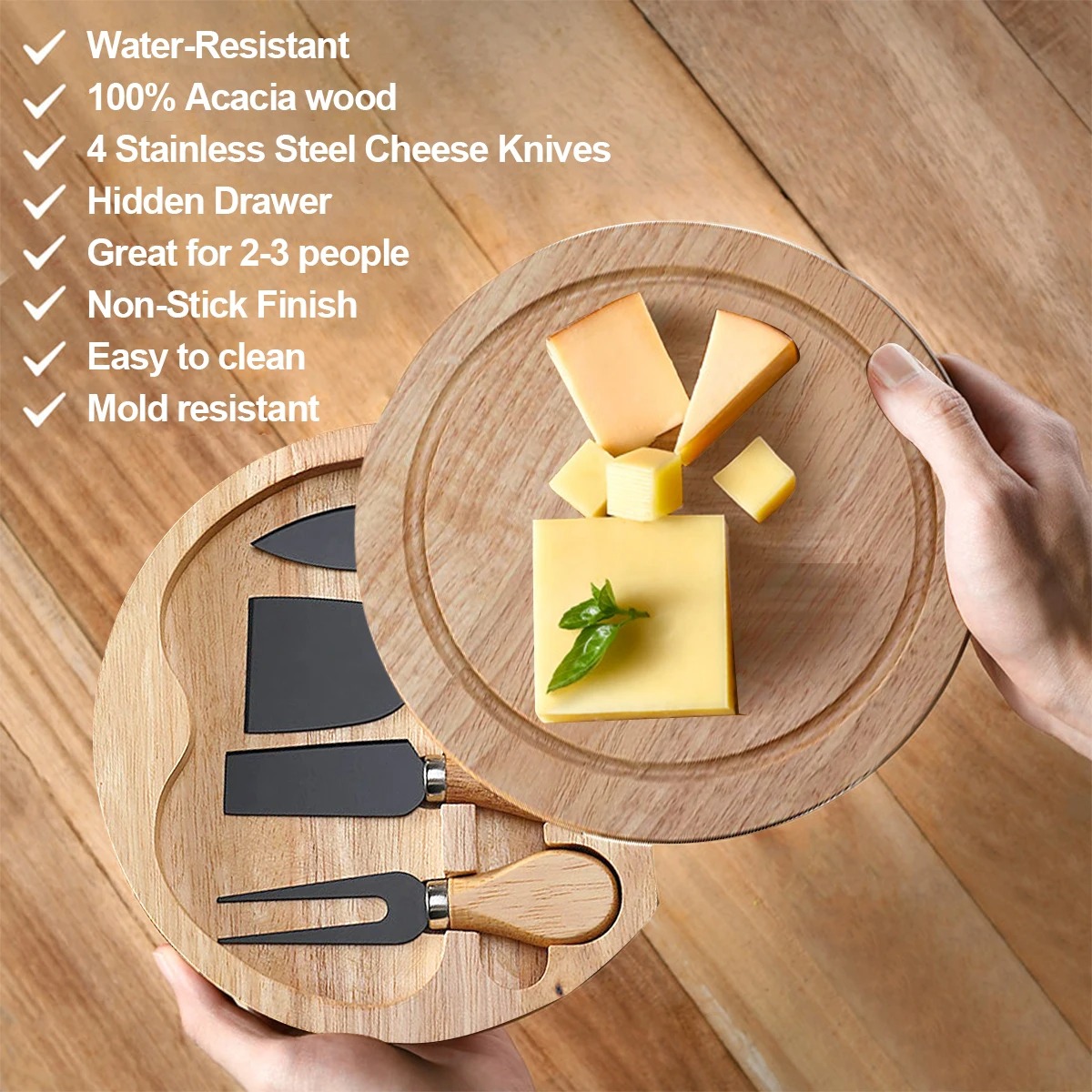Juego de cuchillos para queso  - Bamboo Cutlery reseña y precio