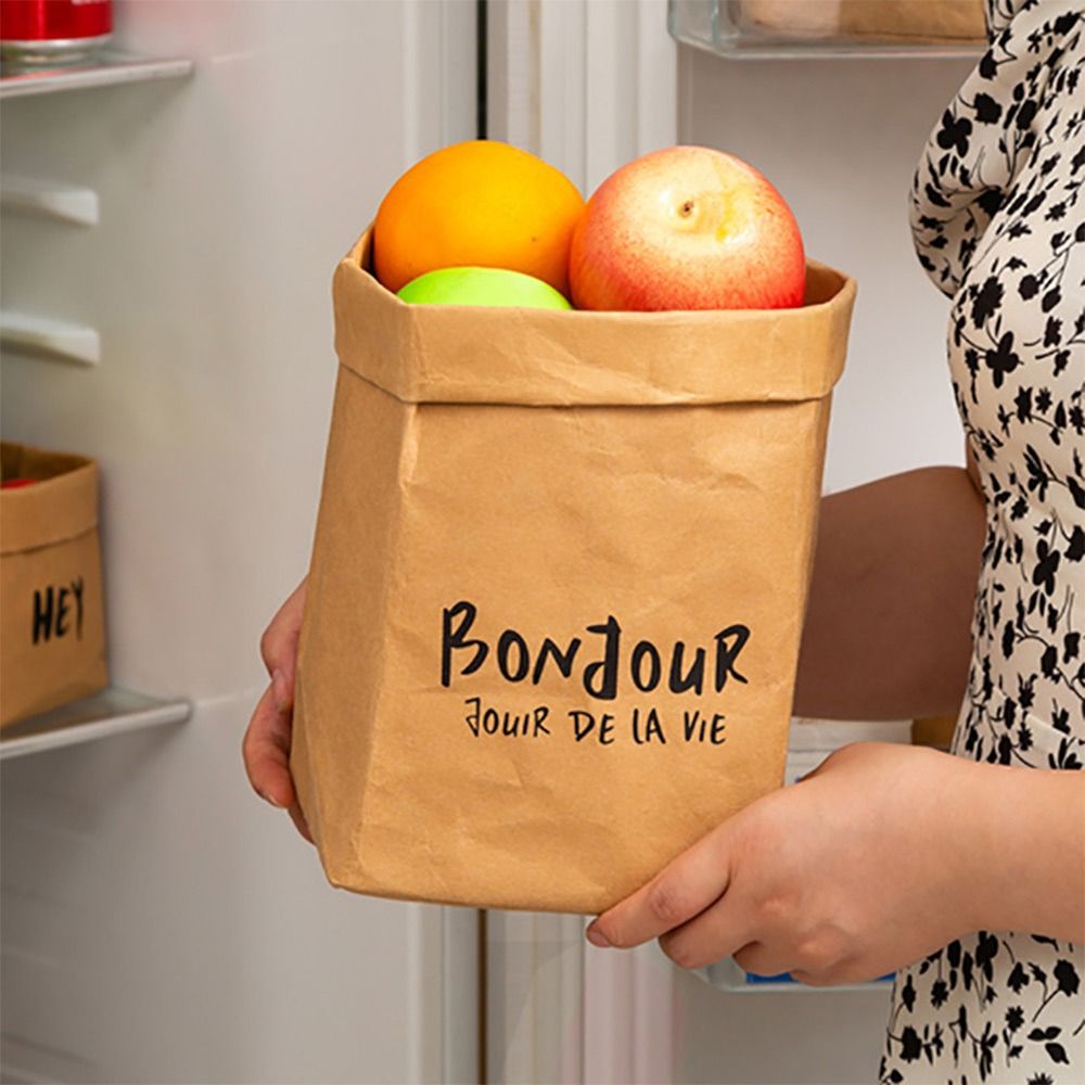 Bolsa de Papel Kraft Reutiliza - Reusable Bag reseña y precio