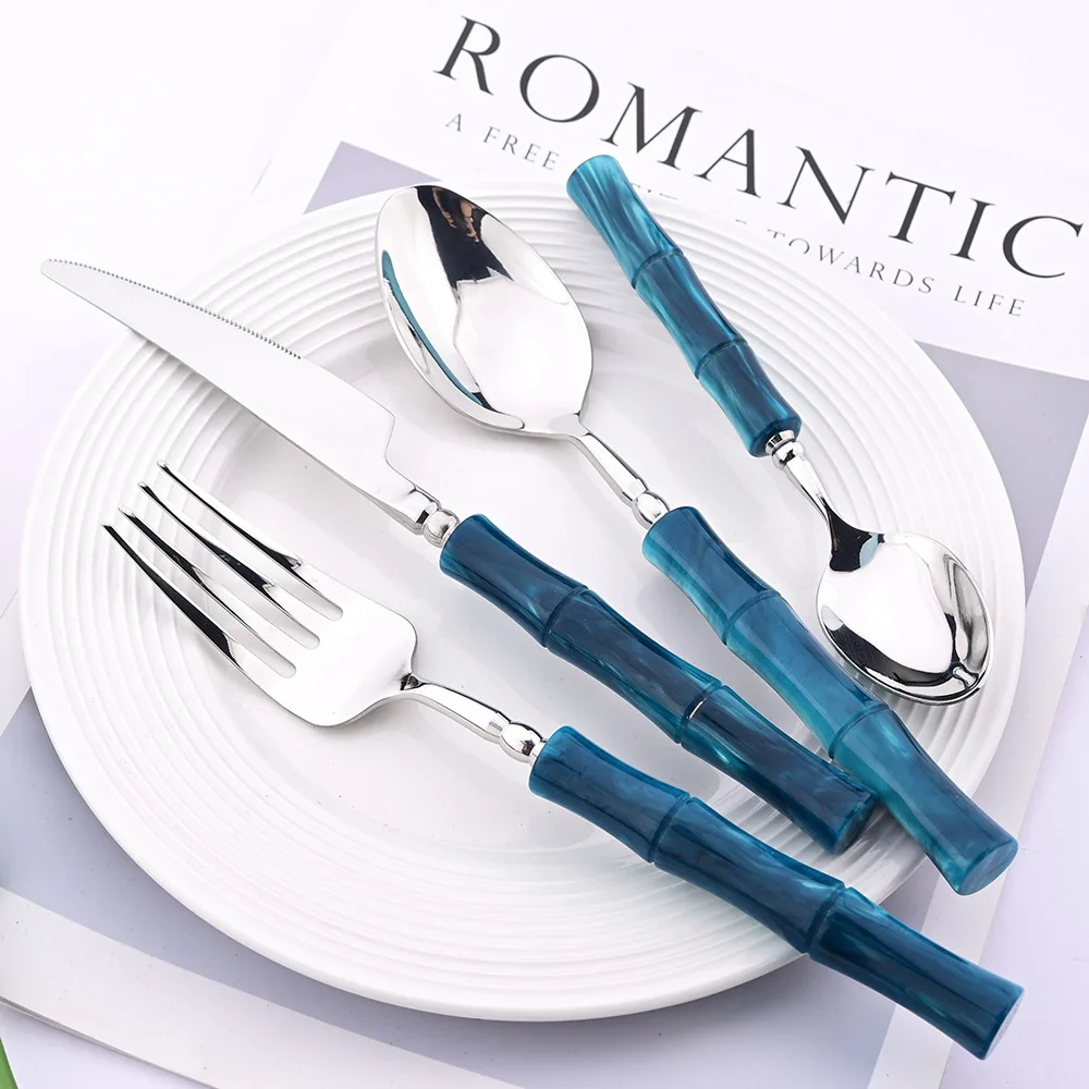 Juego de Cubiertos de Acero In - Bamboo Cutlery reseña y precio