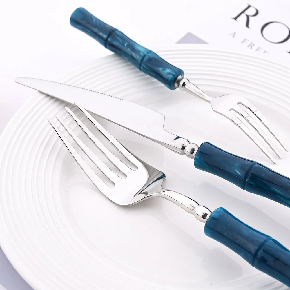 Juego de Cubiertos de Acero In - Bamboo Cutlery reseña y precio