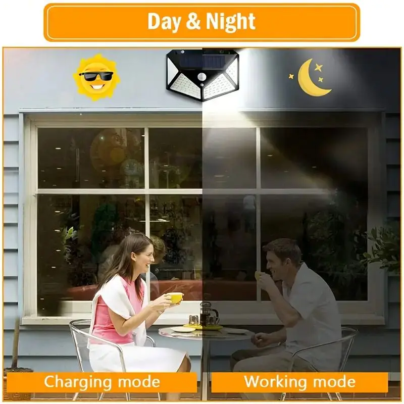 Lámpara Solar de Jardín de 100 - Solar Garden Light reseña y precio