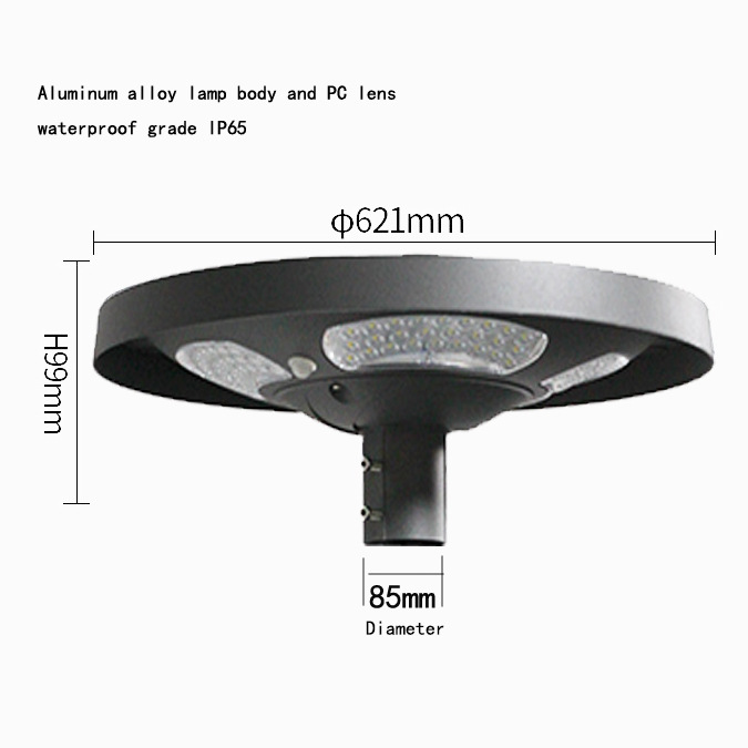 Lámpara Solar LED UFO Impermea - Solar Garden Light reseña y precio