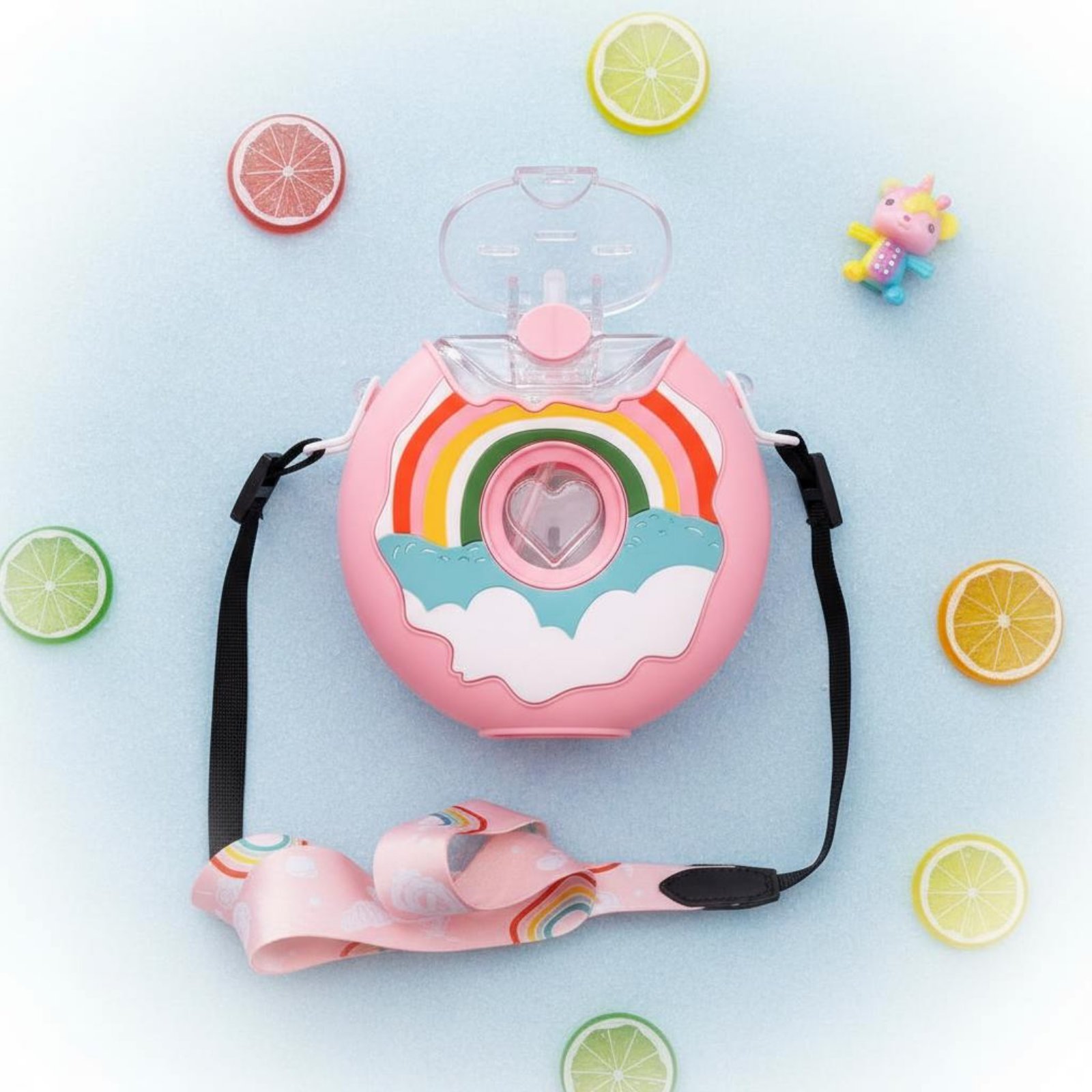 Botella de Agua con Forma de D - Reusable Straw reseña y precio