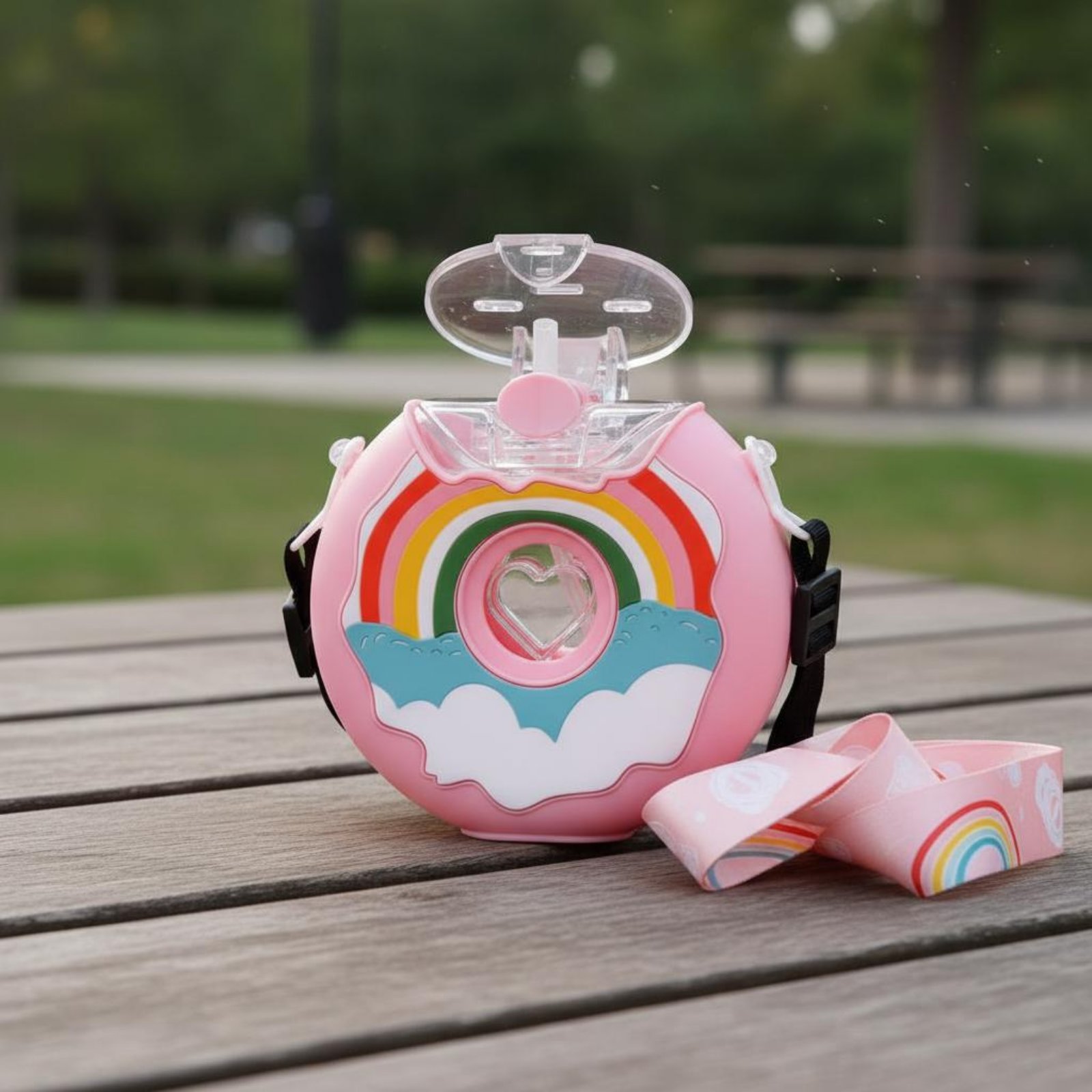 Botella de Agua con Forma de D - Reusable Straw reseña y precio